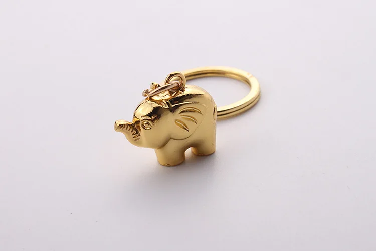 Слон-брелок-милая форма брелок Металлический брелок новая личность Подкова Кольцо Кулон Кольцо для ключей#17106