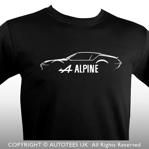 

2019 New Fashion Summer Tee Shirt France ALPINE A310 V6 INSPIRED CLASSIC CAR T-SHIRT Cotton T-shirt