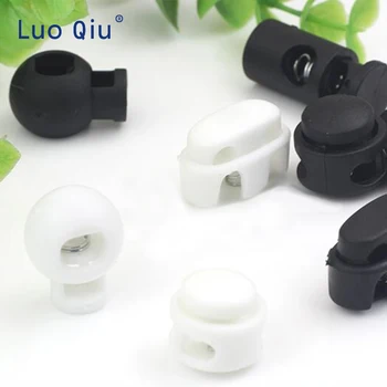 

Hog nose buckle Plastic spring cord lock diy accessories bell elastic adjust stopper rope lock button seduced back guy 100pcs