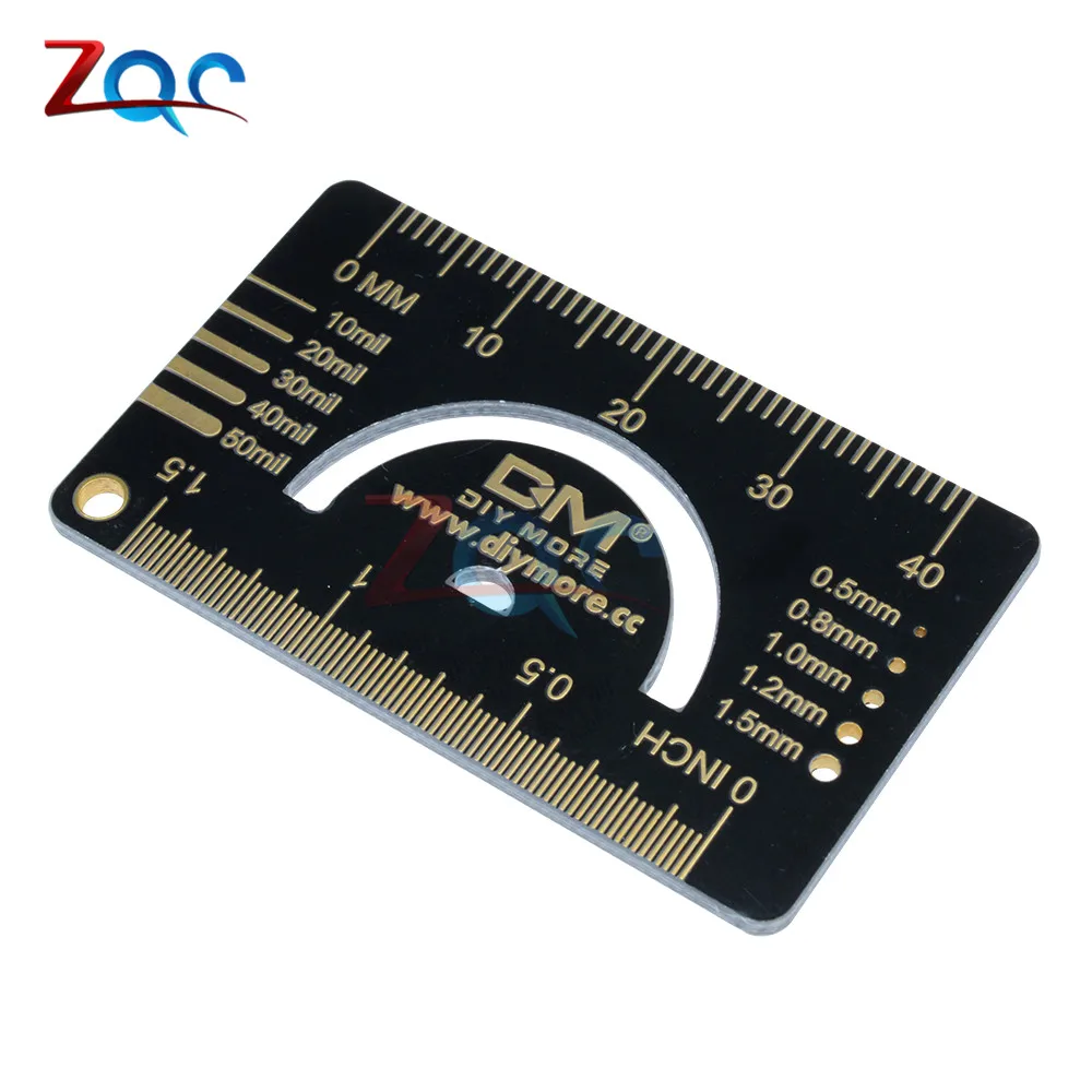 Многофункциональная линейка PCB 4 см измерительный инструмент резистор