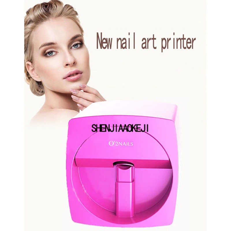 1PC 220V 3D nail paint printer Automatic intelligent nail painting machine photo transmission