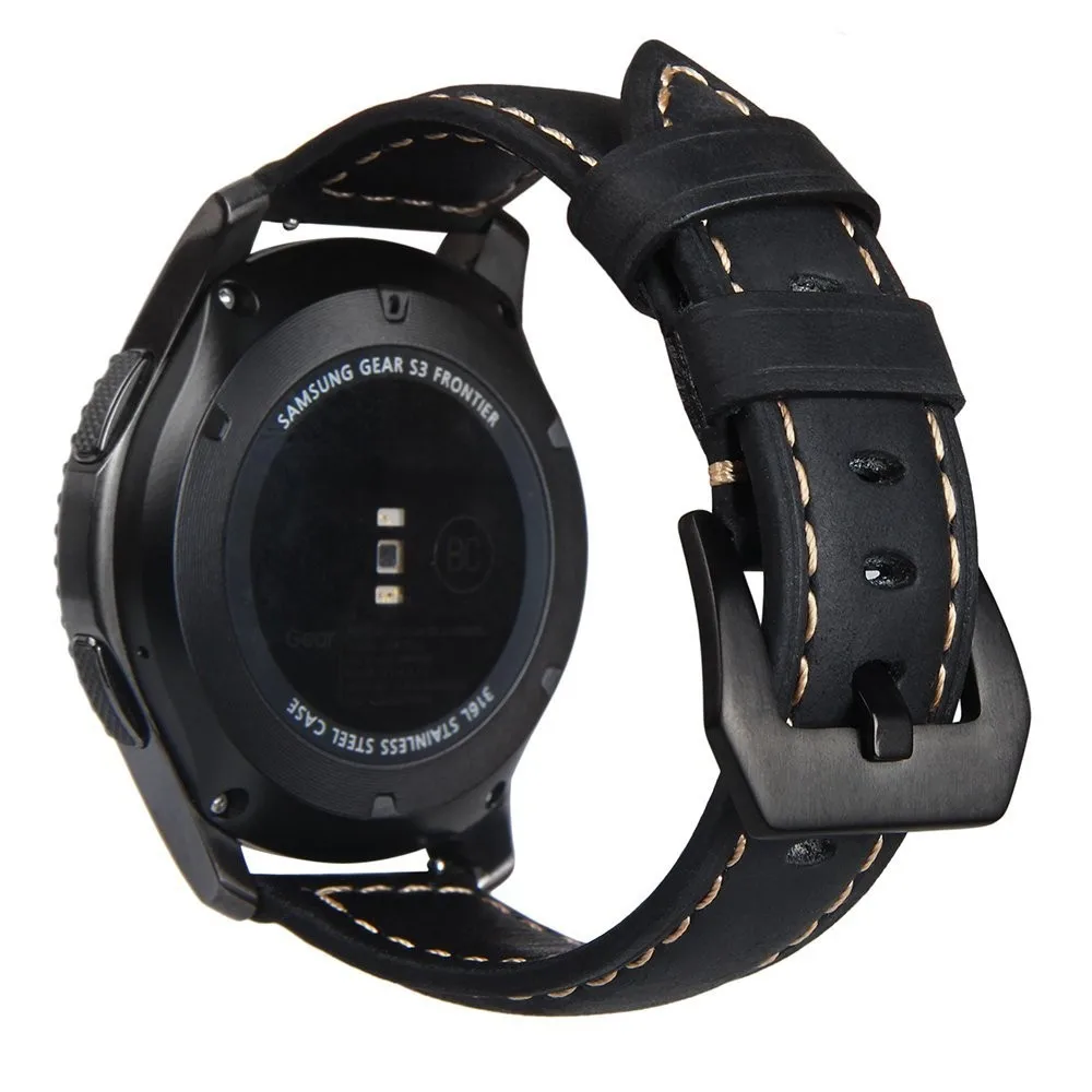 V MORO 2017 New Arrival Fashion WATCH STRAPS For SAMSUNG GEAR S3 BANDS Genuine LEATHER BAND