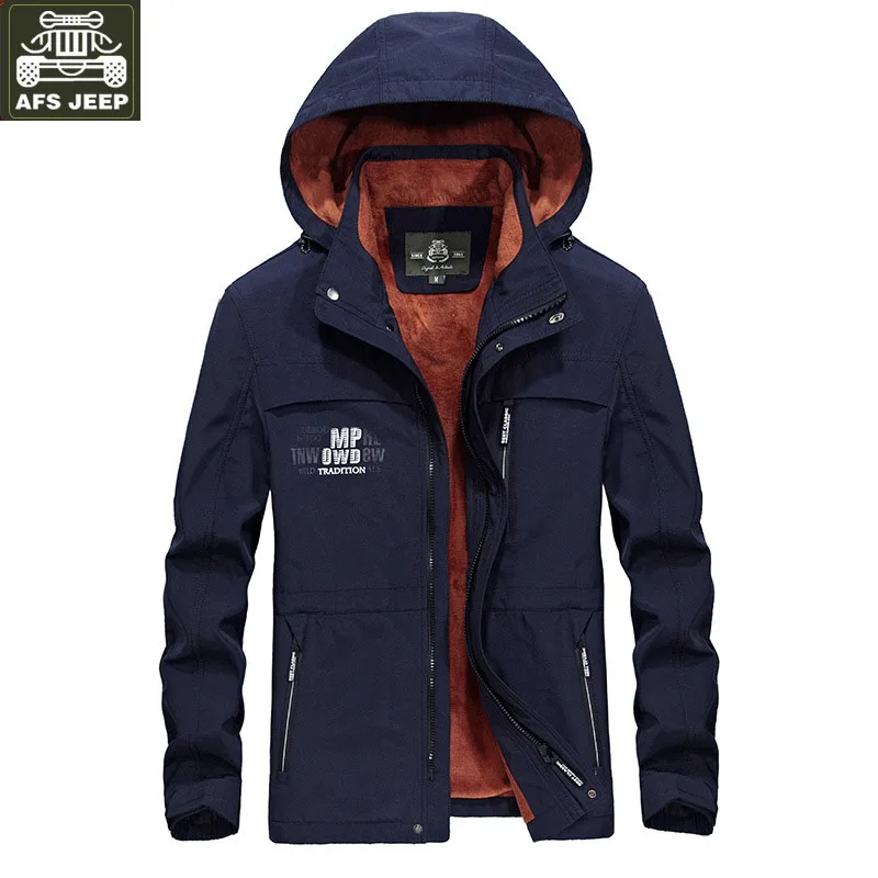 New Brand Men Hiking Jacket Outdoor Waterproof Windproof Fleece Liner