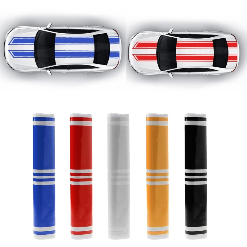 

Universal Car Hood Sticker Engine Cover Reflective Decal Stripe For VW BMW Honda