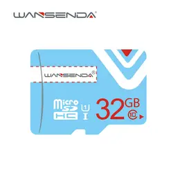 Wansenda карта памяти 64 ГБ 32 ГБ 16 ГБ 8 ГБ 4 ГБ Micro sd карта для мобильного телефона планшет psp с бесплатным адаптером + розничная упаковка