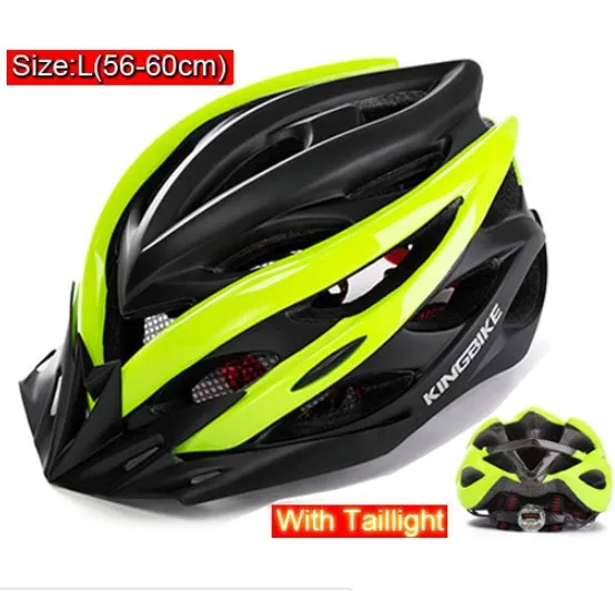 KINGBIKE дизайн Матовые Белые велосипедные шлемы MTB Горный шоссейный велосипедный шлем женский велосипедный с задним светильник Casco Ciclismo - Цвет: J-872-G
