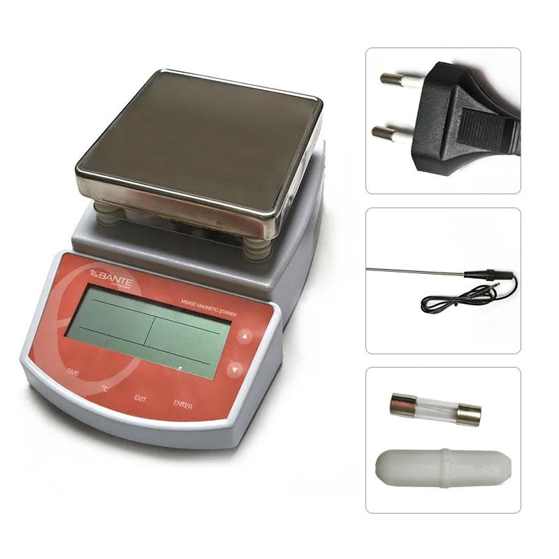 

Lab mixer MS400 2L Digital Thermostatic Hot Plate Magnetic Stirrer Mixer MS400 0~400 Celsius degree