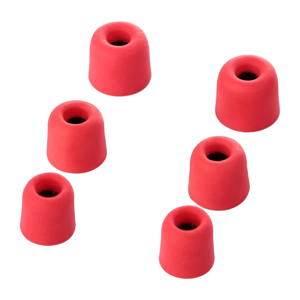 

New 6 Pairs Replacement Earphone Foam Earbud Tips Memory Foam Tips + Silicone Rubber Earbuds Tips DOM668