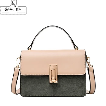 

Candy Color Small Square Bag For Women 2019 New High Quality PU Leather Ladies Designer Handbags Female Shoulder Messenger Bags