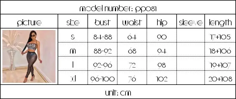 PinePear Блестящий наряд со стразами женский сетчатый топ без рукавов с открытой спиной+ штаны комплект из 2 предметов Клубная одежда Прямая поставка
