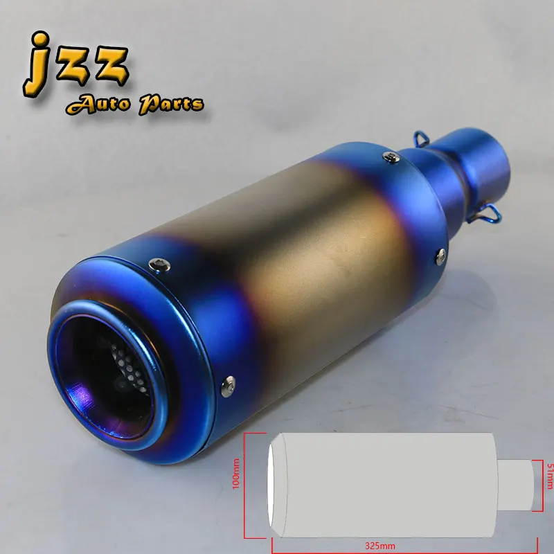 Buy JZZ stainless steel motorcycle exhaust systerm