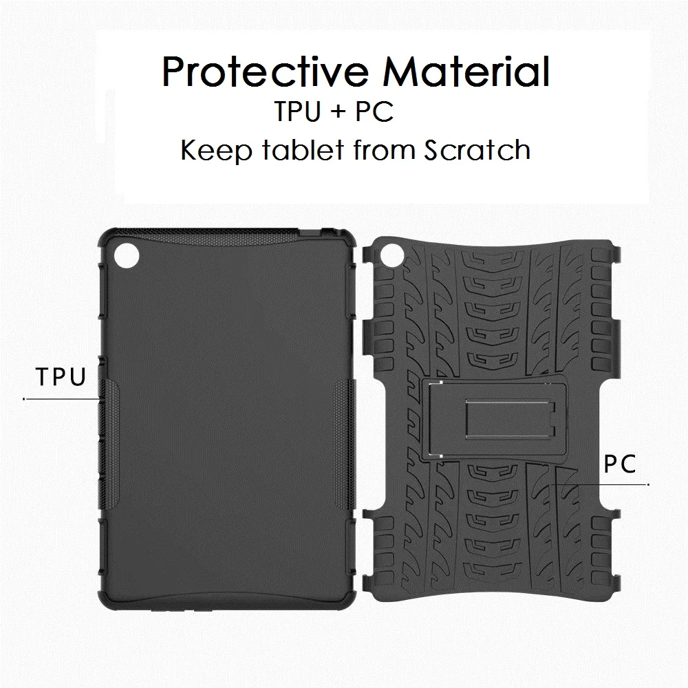High Duty Coque for Huawei MediaPad M5 Lite 10.1 BAH2-L09W19 DL-AL09 Silicon Shockproof for Huawei M5 Lite 10.1 Cover Stand (2)