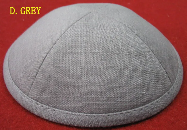 Постельное белье Делюкс еврейская кипа YARMULKE KIPPOT, персонализированное по запросу - Цвет: DARK GREY