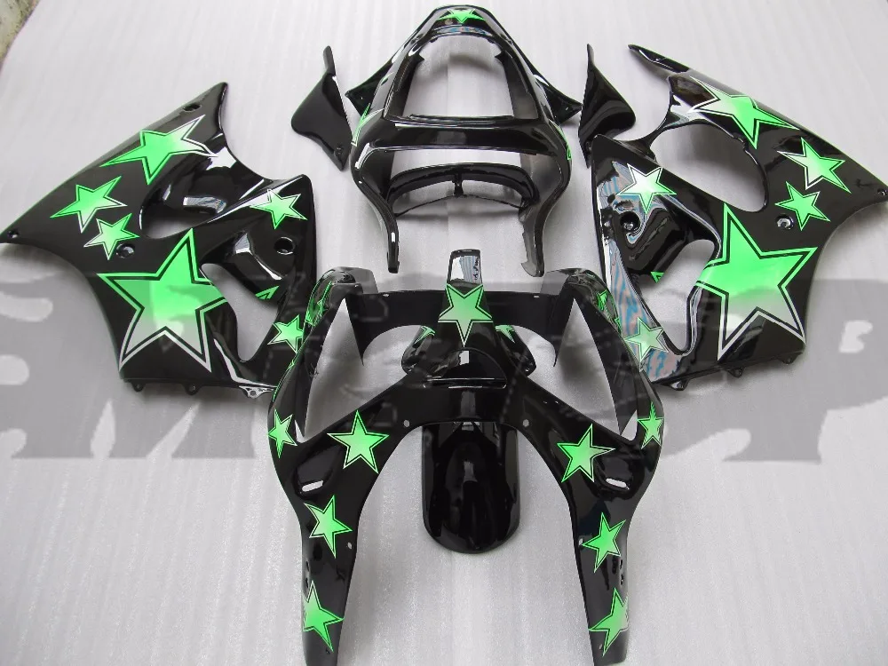 

Motorcycle Bodywork Fairing Kit For Kawasaki Ninja ZX6R ZX-6R 636 2000 - 2002 2001 ZX 6R 00 01 02 Full Fairings Injection
