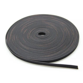 BIQU 10meter Black Rubber GT2-6mm open timing belt width 6mm For 3D Printer GT2