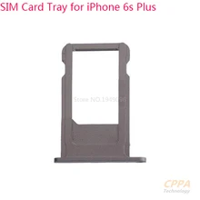 10PCS LOT Silver Gold Gray Rose Sim Card Tray Slot Holder For iPhone 6S Plus 5