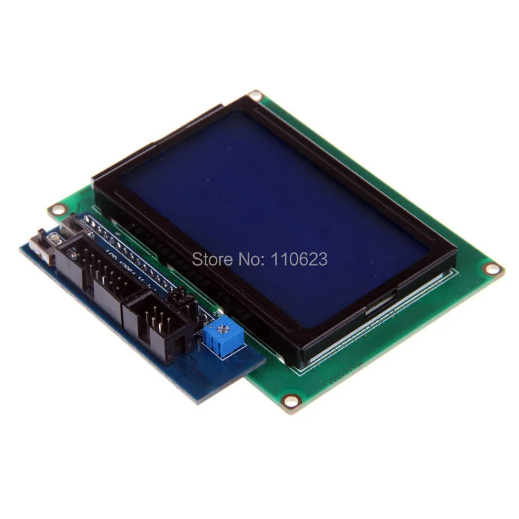 Модуль LCD 12864 128x64 щит V2.0 точка графическая матрица ЖК экран для 3D принтера Arduino|for 3d
