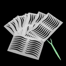 80 пар наклейки для подводки век наклейки для век сексуальные женские модные сексуальные девушки большие блестящие глаза временные наклейки для подводки век