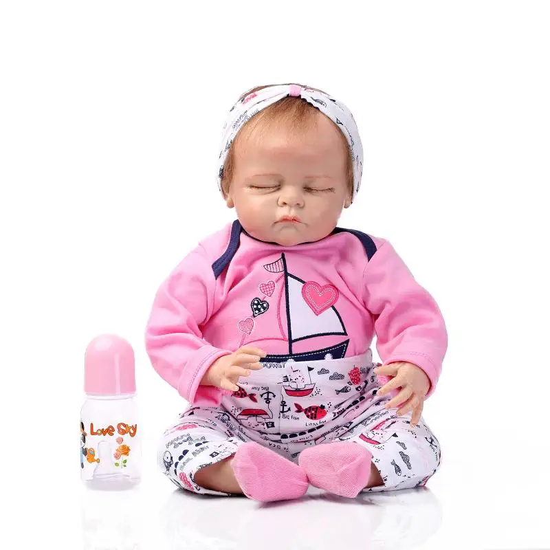 NPK редкая Ограниченная серия, цельная силиконовая кукла-реборн 50 см, кукла-Реборн, Реалистичная кукла для новорожденных, подарок на год
