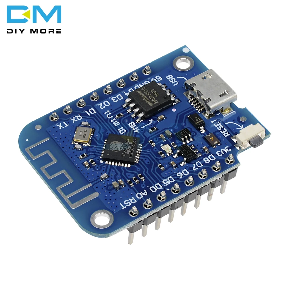 Wemos D1 Mini V3.0 3 0 Беспроводная плата разработки Wi Fi для Интернет вещей ESP8266 CH340 CH340G 4 Мб