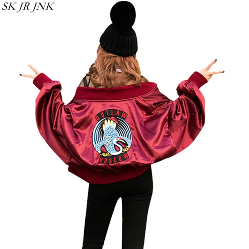 Spring Autumn New Women Jacket Embroidery Long Sleeve
