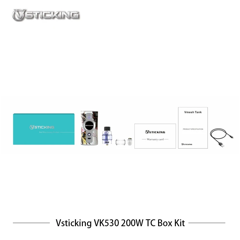 Электронные сигареты vtacking VK530 200 Вт TC бокс мод макс. испаритель контроль