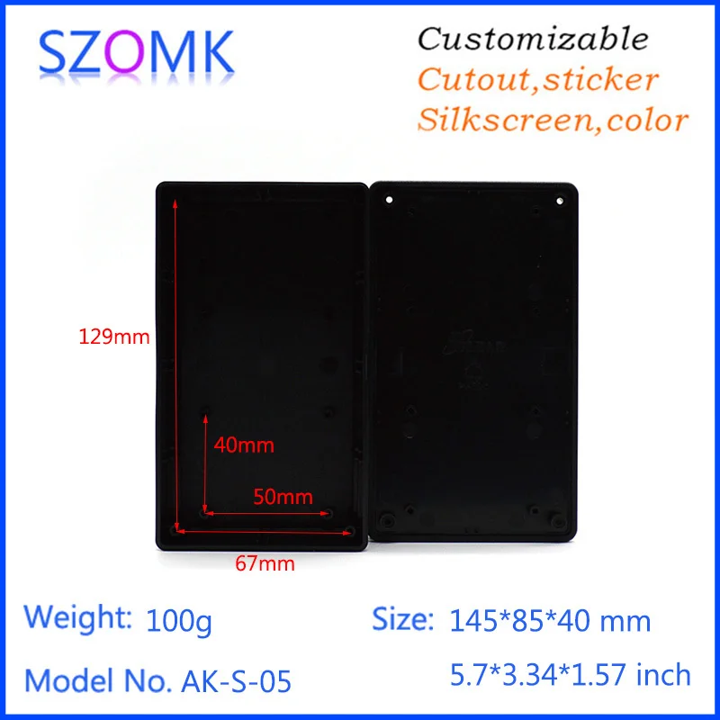 plastic enclosure for electronics control box szomk diy enclosure junction box plastic housing small abs instrument enclosure distribution box black plastic box enclosure electronics case   (6).jpg