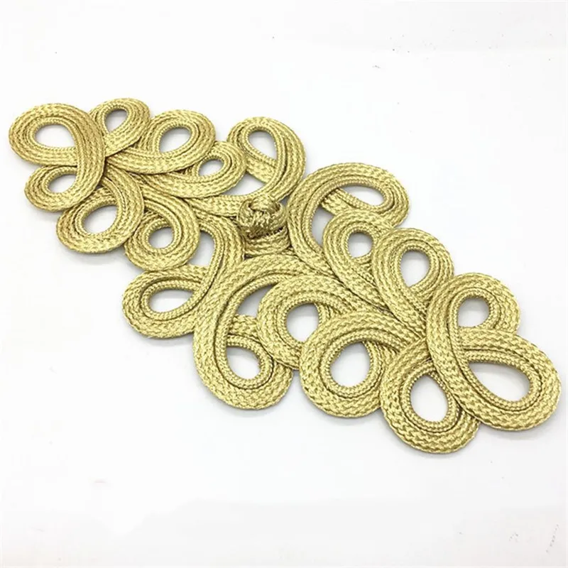 DoreenBeads золотой цвет Искусственная елка форма листьев китайский узел пуговицы