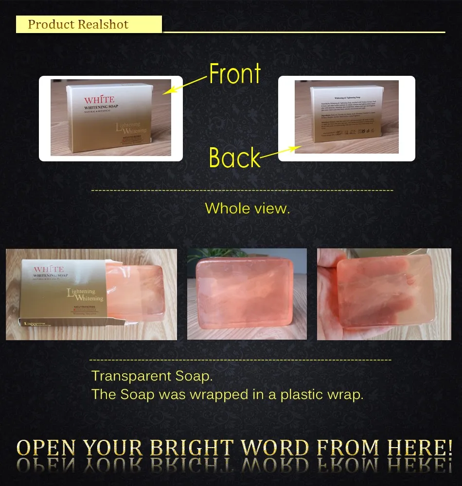 whiteing soap