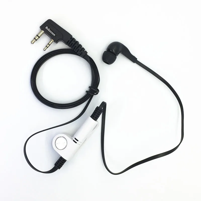 Черные модные наушники-вкладыши с разъемом K для KENWOOD Baofeng BF888s UV5R UV82 | Мобильные