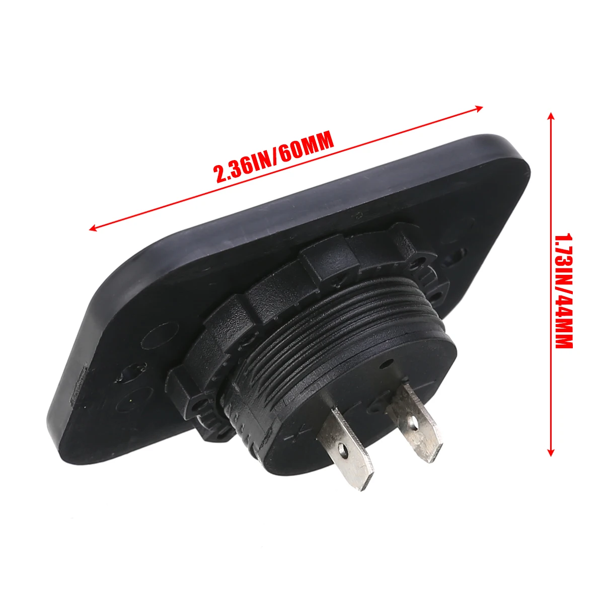 Автомобильный Стайлинг DC 12 V 24 Красный светодиодный дисплей Цифровой вольтметр