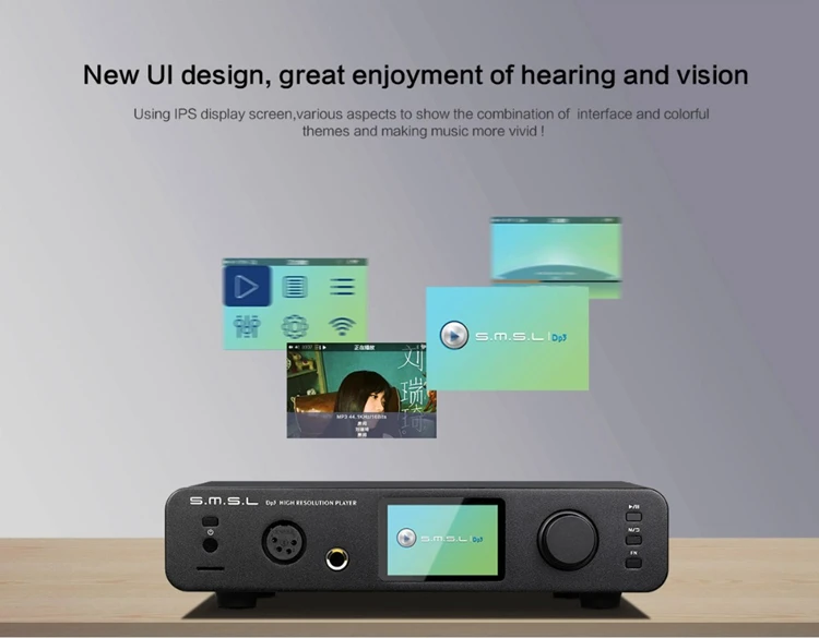 DP3 Hi-Fi Bluetooth музыкальный плеер с Wi-Fi сбалансированные наушники усилитель DSD256