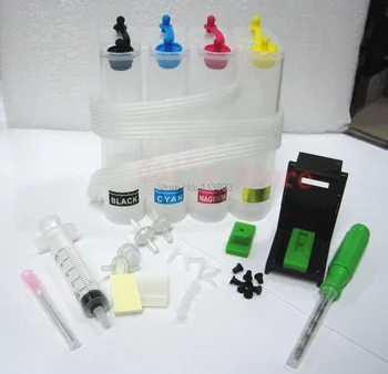 

Continuous Ink Supply System Universal 4Color CISS kit with accessaries ink tank for HP Canon printers Drill pumping ink folder