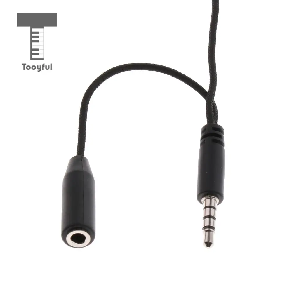 Tooyful 3.5mm Wired Microphone Handheld Mic for Smartphones Chatting Karaoke Silver