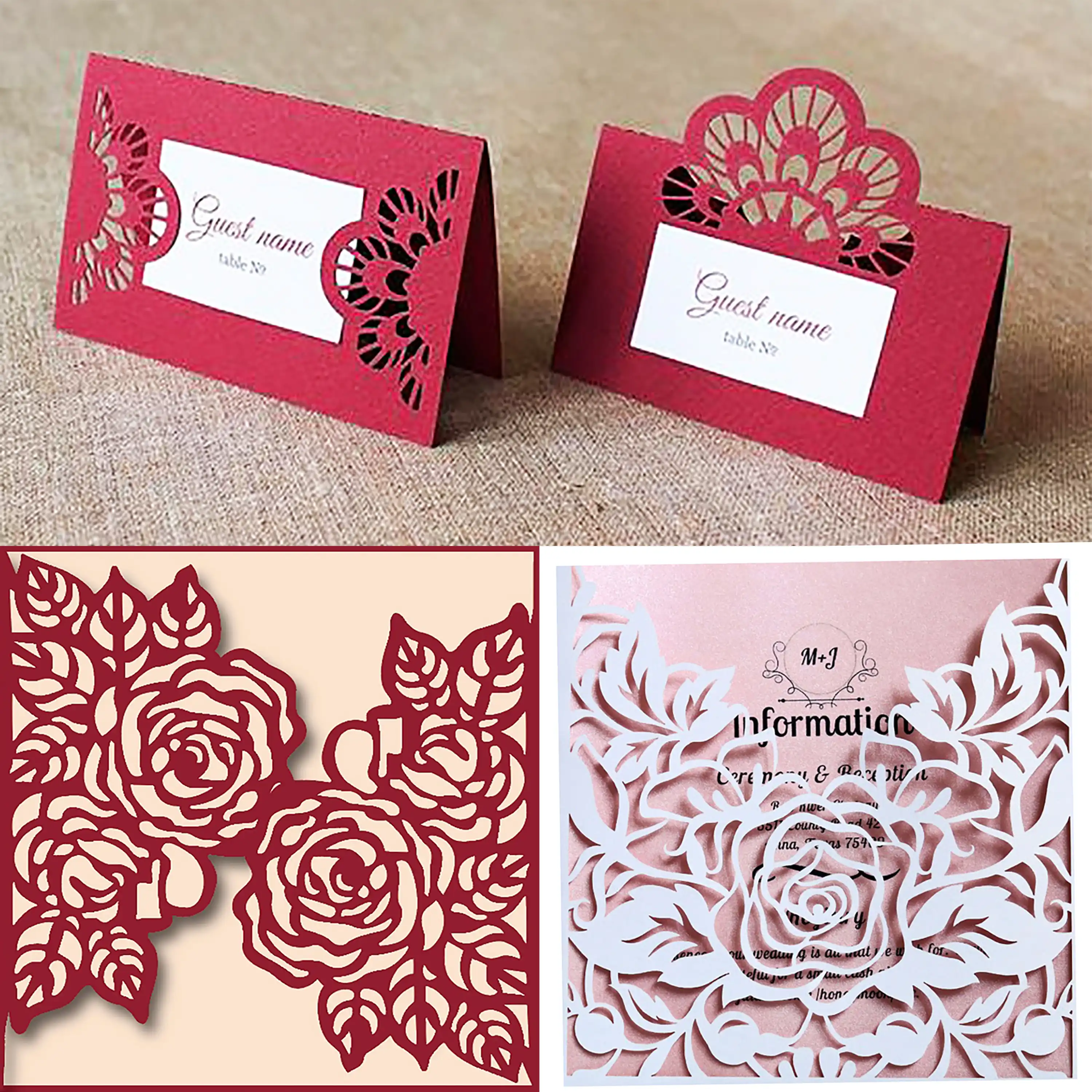 lace hollow rose border metal cutting dies for scrapbooking