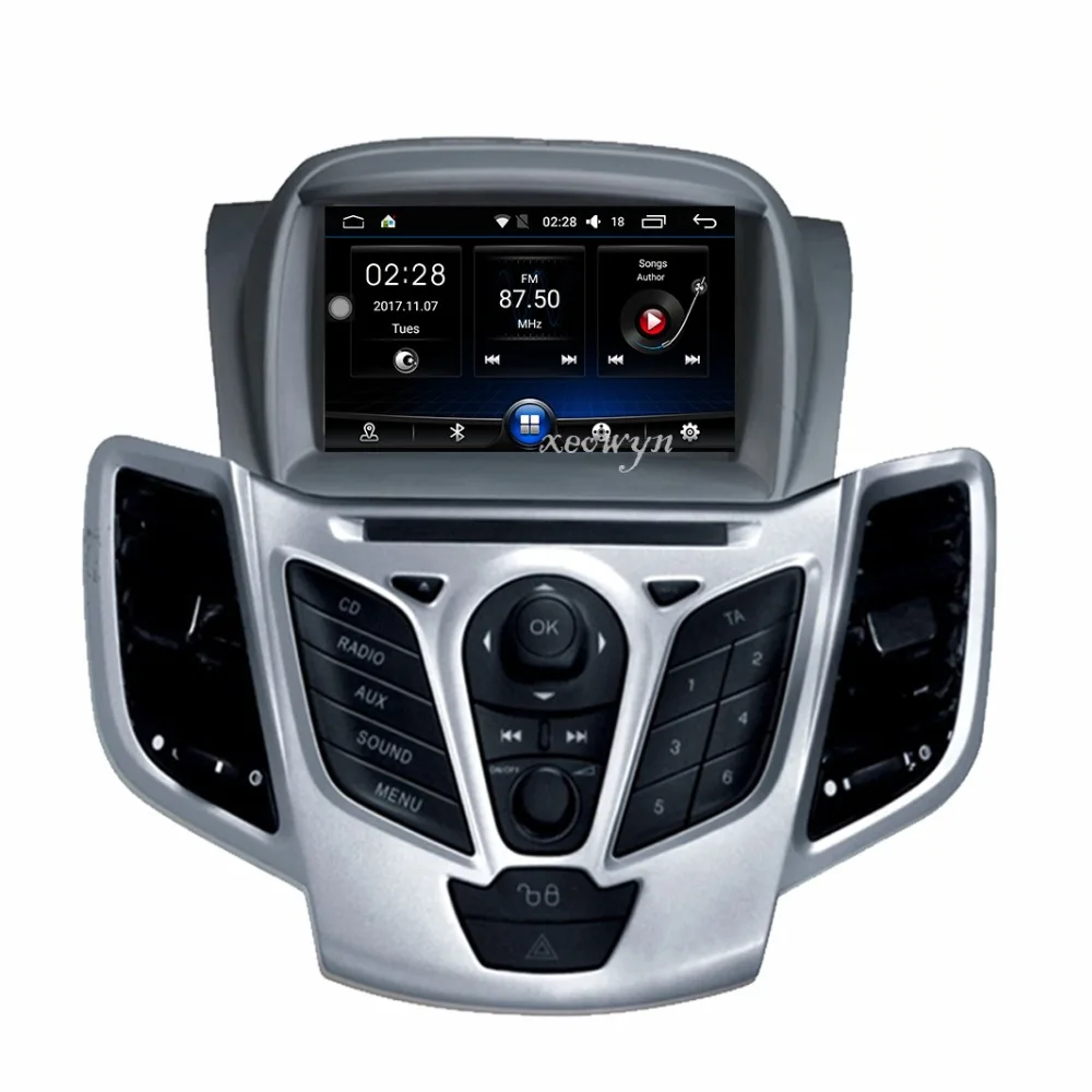 Sale Quad Core Android 9.0 Car DVD player GPS Navigation In-dash Stereo Radio for Ford Fiesta 2008 2009 2010 2012 2013 2014 2015 2016 3