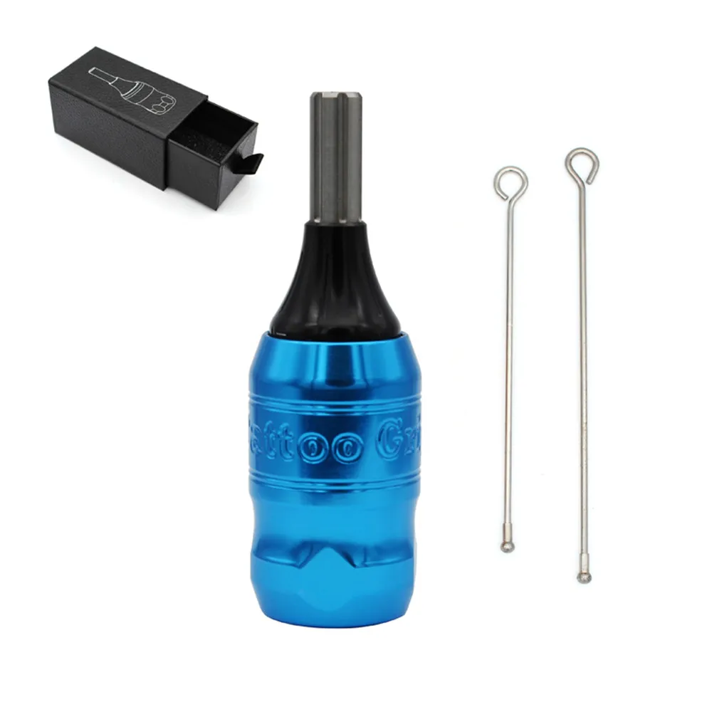 

One Blue Adjustable Cartridge Tattoo Grip Tube For Cartridge Needles Tips Supply TCG01-BE