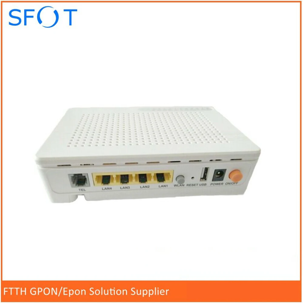 

EPON ONU with 4 internet ports+1 phone port+ wifi, ZTE chipset