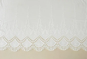 

retro cotton lace by the yard, cotton lace fabric, 5 yards