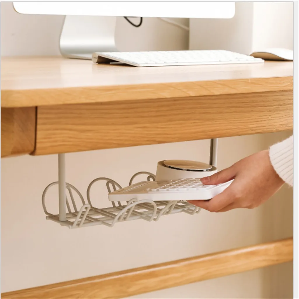 

Storage Drawer Rack Stackable Under Sink Cabinet Basket Refrigerator Shelf Holder Organiser Space Saver Kitchen Food Storage