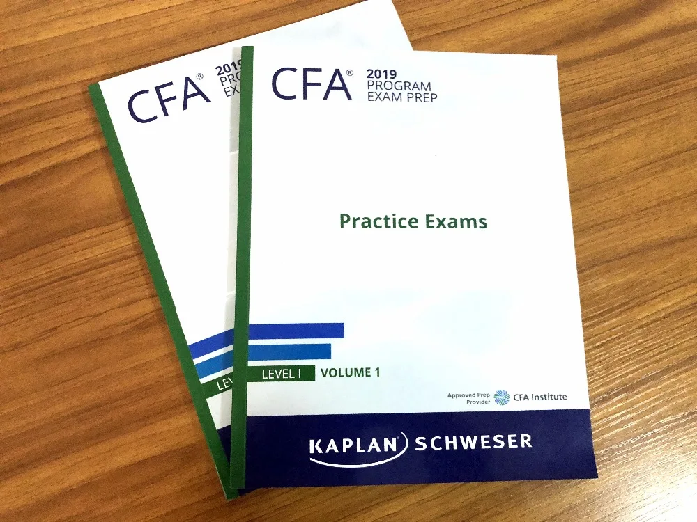 

2019 CFA Level 1 Schweser Practice Exams Volume 1/Volume 2