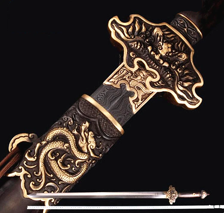 Высококачественный меч для Кунг Фу Katana Sharp WuShu ручной работы складное лезвие из