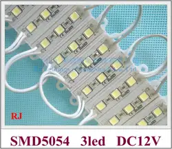 SMD 5054 модуль светодиодной подсветкой модуль для письма канала освещения коробка DC12V водонепроницаемый RJ-LM-5054-3 45 мм * 12 мм SMD5054 3led