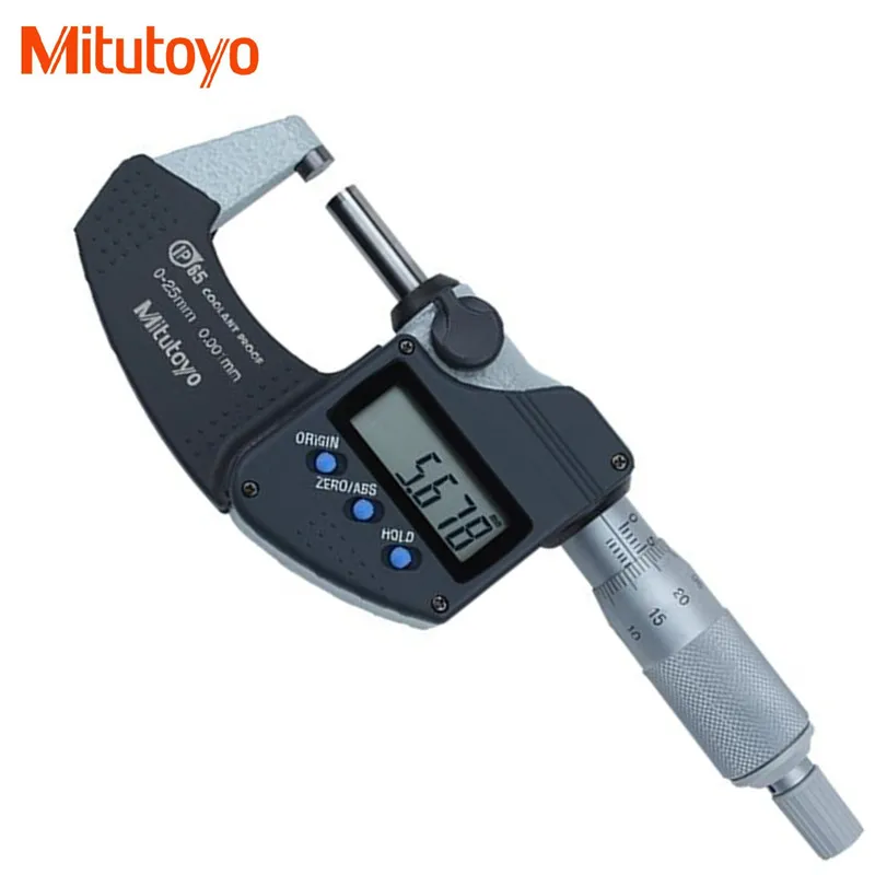 Оригинальный цифровой внешний микрометр Mitutoyo 0 25 мм/0 001 293 240 30 IP65