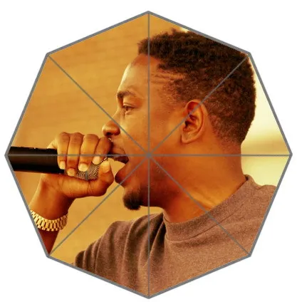 Free Shipping singer Kendrick Lamar pattern Custom New Hot sale Anti sun and rain Novelty Items Umbrella for unisex | Дом и сад