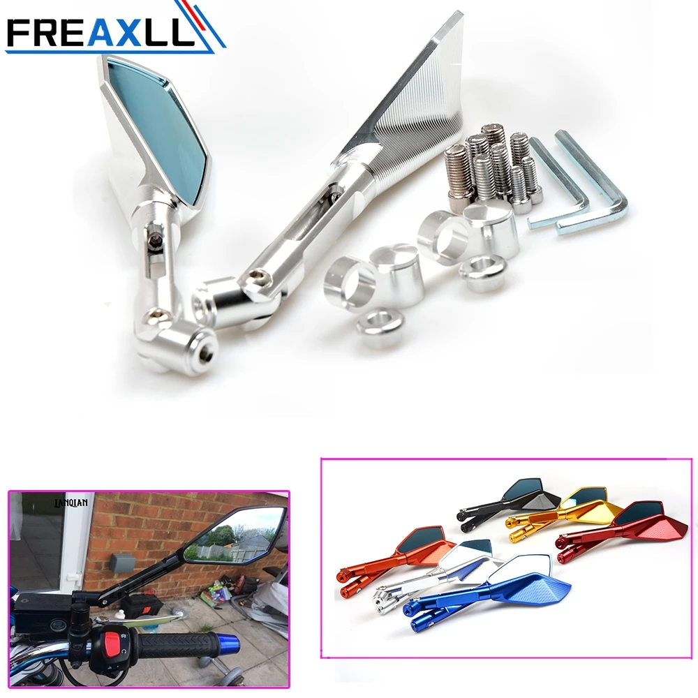 

Rearview Mirrors For Yamaha MT-07 MT-09 MT 07 09 FZ-07 FZ1 FZ6 FZ8 CNC Aluminum Mirror Motorcycle Scooter Accessories