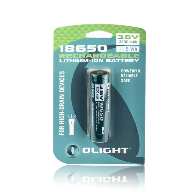 Olight ORB-186P32 3200mAh 18650 защищенная литий-ионная аккумуляторная батарея