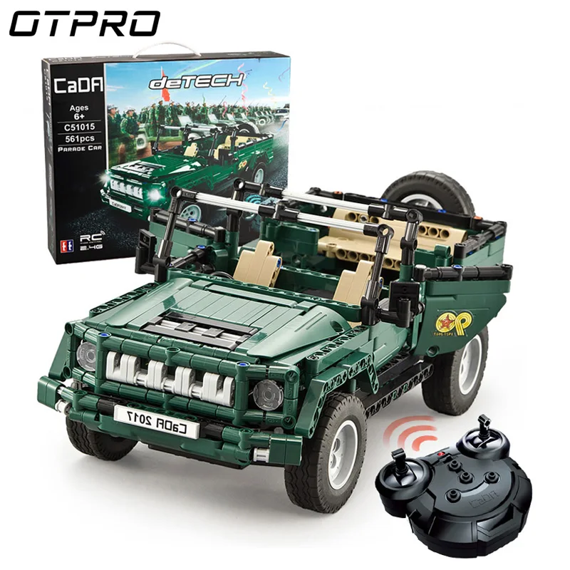 

561pcs WW2 Army Soldier Weapons Parade Jeep Truck Military Vehicles Legoed Technic City Building Blocks Bricks RC Car Model Toy