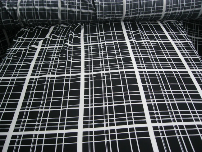 Customized 145cm width stripe lattic plaid font b tartan b font Chiffon gauze satin silk cotton