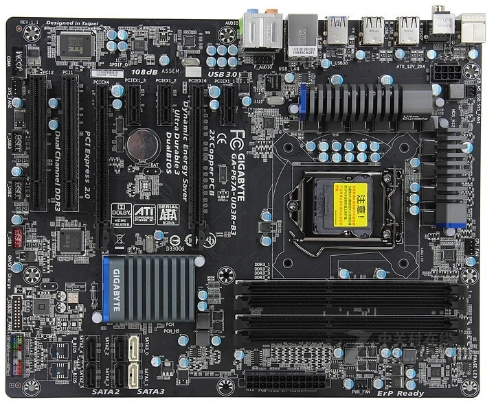 Free shipping 100% original desktop motherboard for Gigabyte GA-P67A-UD3R-B3 DDR3 LGA1155 4 channels RAM32G P67A-UD3R-B3 цена Free shipping 100% original desktop motherboard for Gigabyte GA-P67A-UD3R-B3 DDR3 LGA1155 4 channels RAM32G P67A-UD3R-B3 цены онлайн